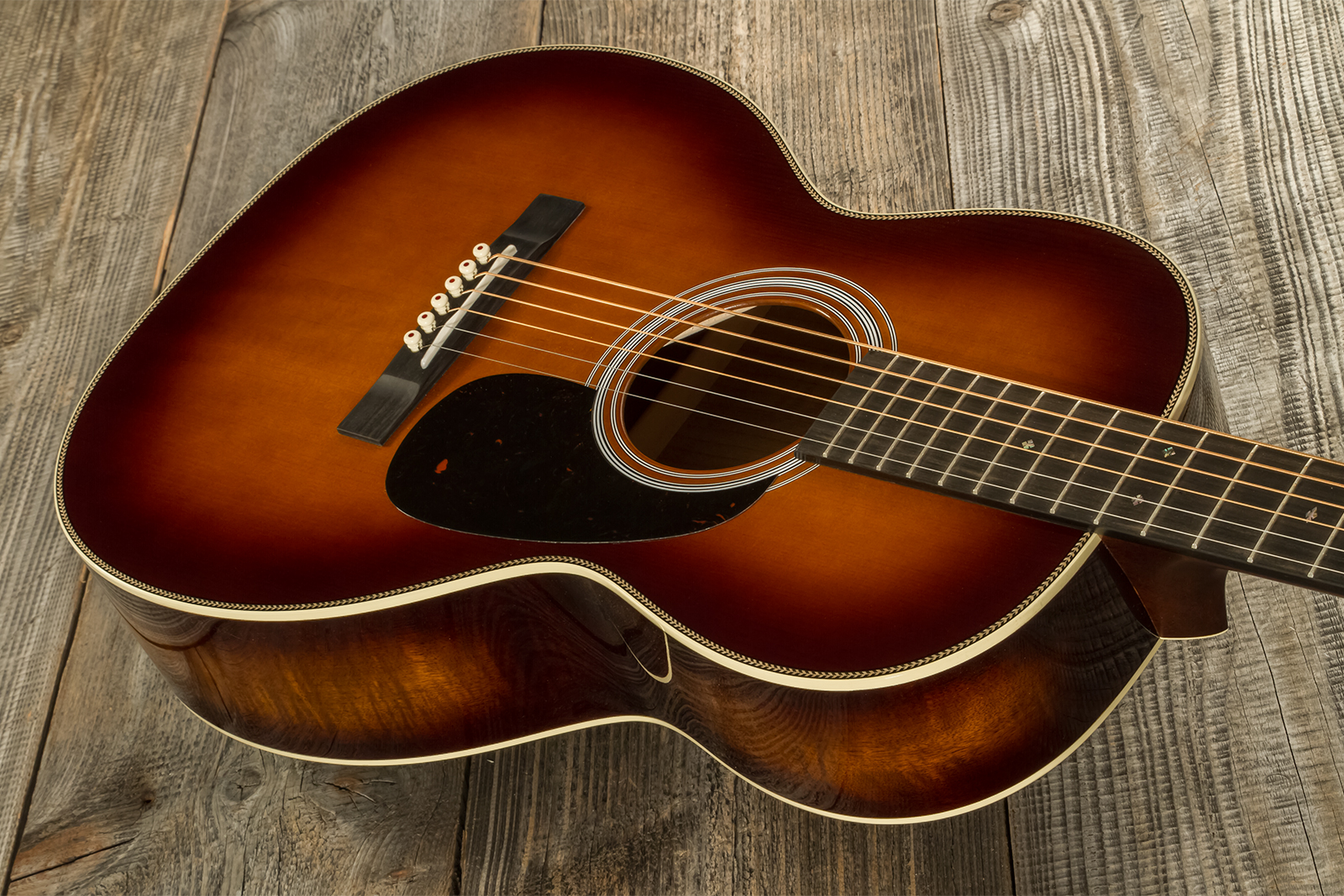 Martin Custom Shop Cs-0012-c2055903 12-fret Shsc Epicea Carpathes / Myrte Eb #2707286 - 1933 Ambertone - Guitare Folk - Variation 2