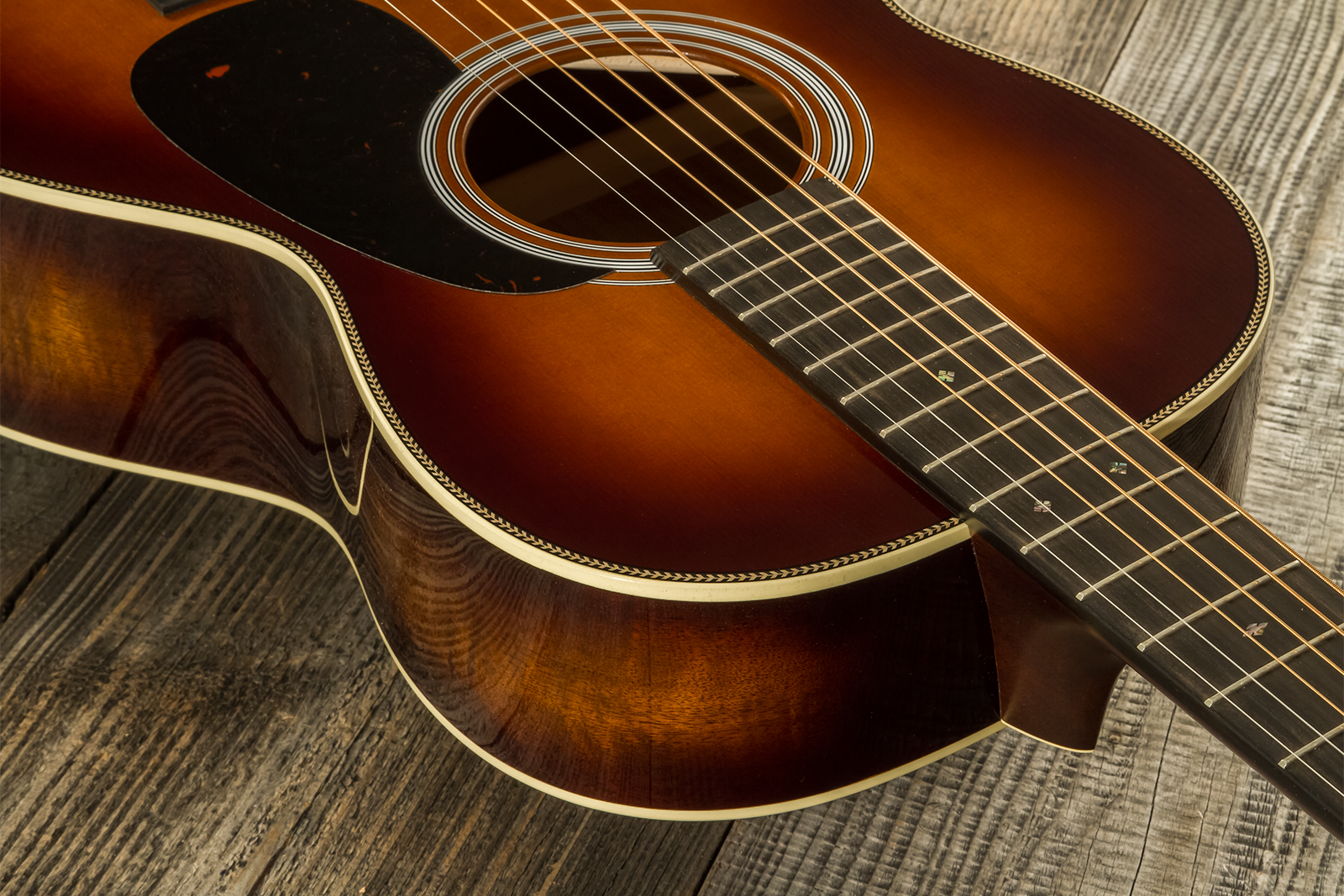 Martin Custom Shop Cs-0012-c2055903 12-fret Shsc Epicea Carpathes / Myrte Eb #2707286 - 1933 Ambertone - Guitare Folk - Variation 4