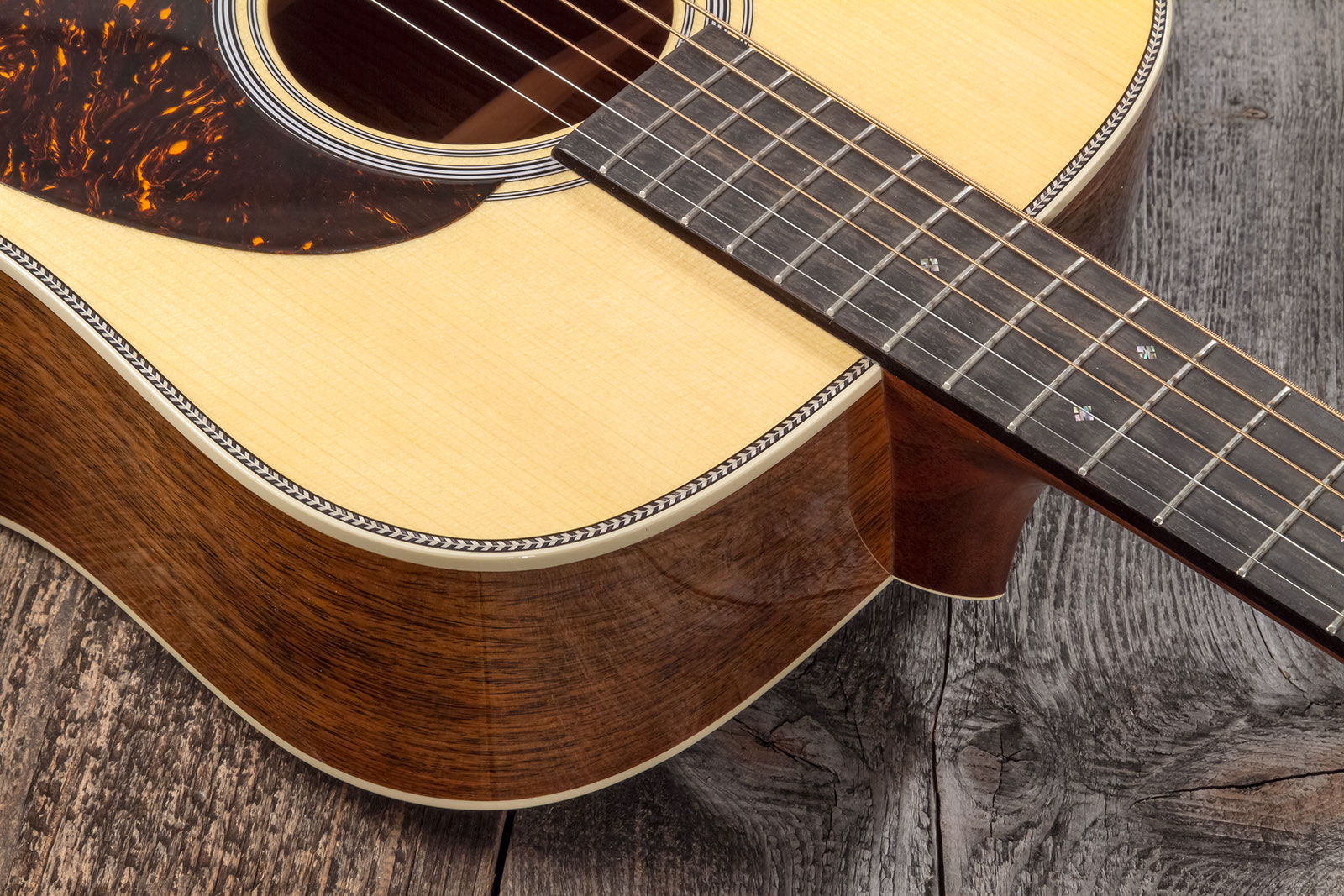 Martin Custom Shop Dreadnought Epicea Palissandre Guatemala Eb #2736837 - Natural Aging Toner - Guitare Folk - Variation 3