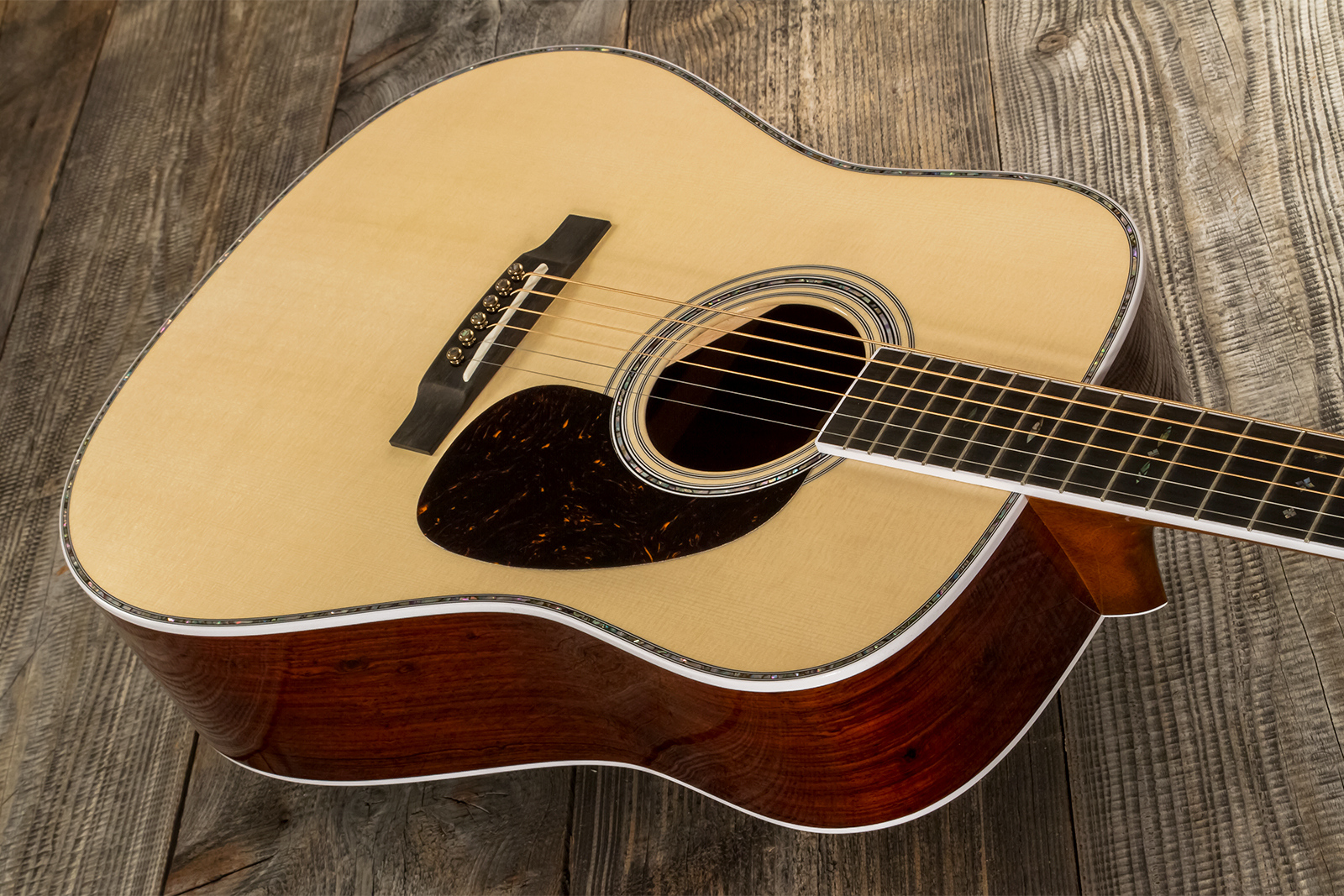 Martin Custom Shop Cs-d-c23036662 Dreadnought Epicea Italien / Cocobolo #2811855 - Natural - Guitare Folk - Variation 2