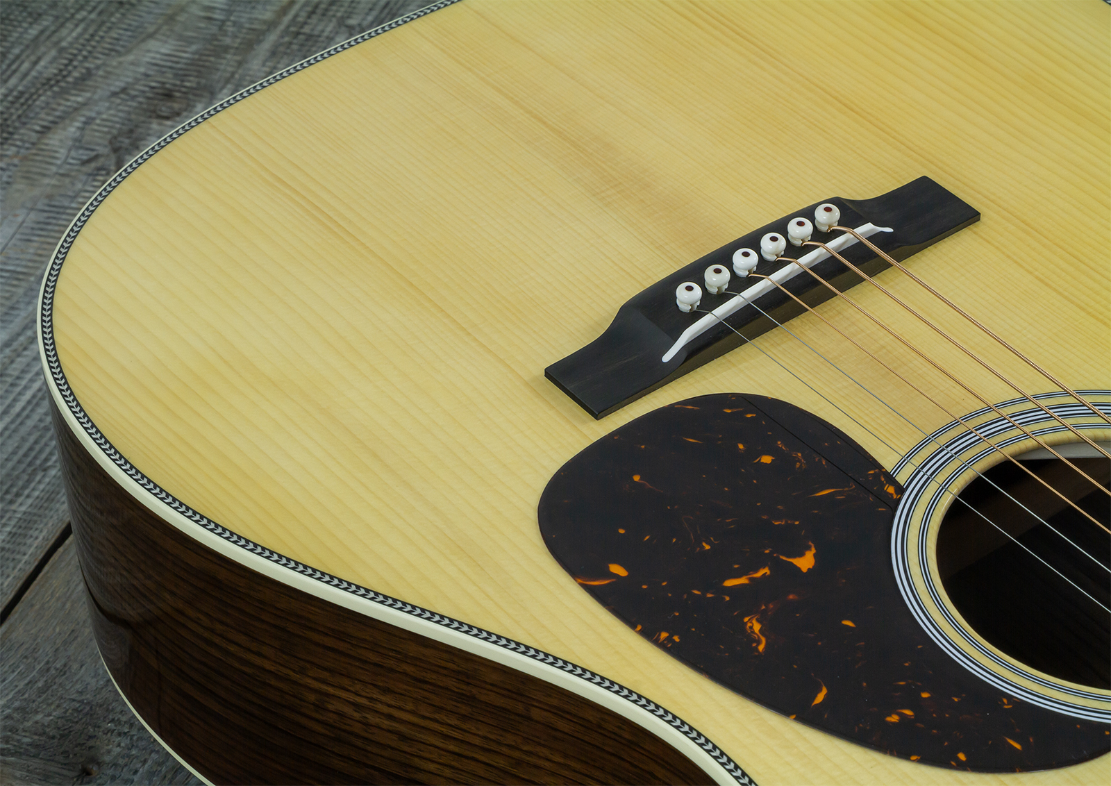 Martin Custom Shop Dreadnought 12-fret Epicea Adirondack / Palissandre Indien Eb #2964120 - Natural - Guitare Folk - Variation 3