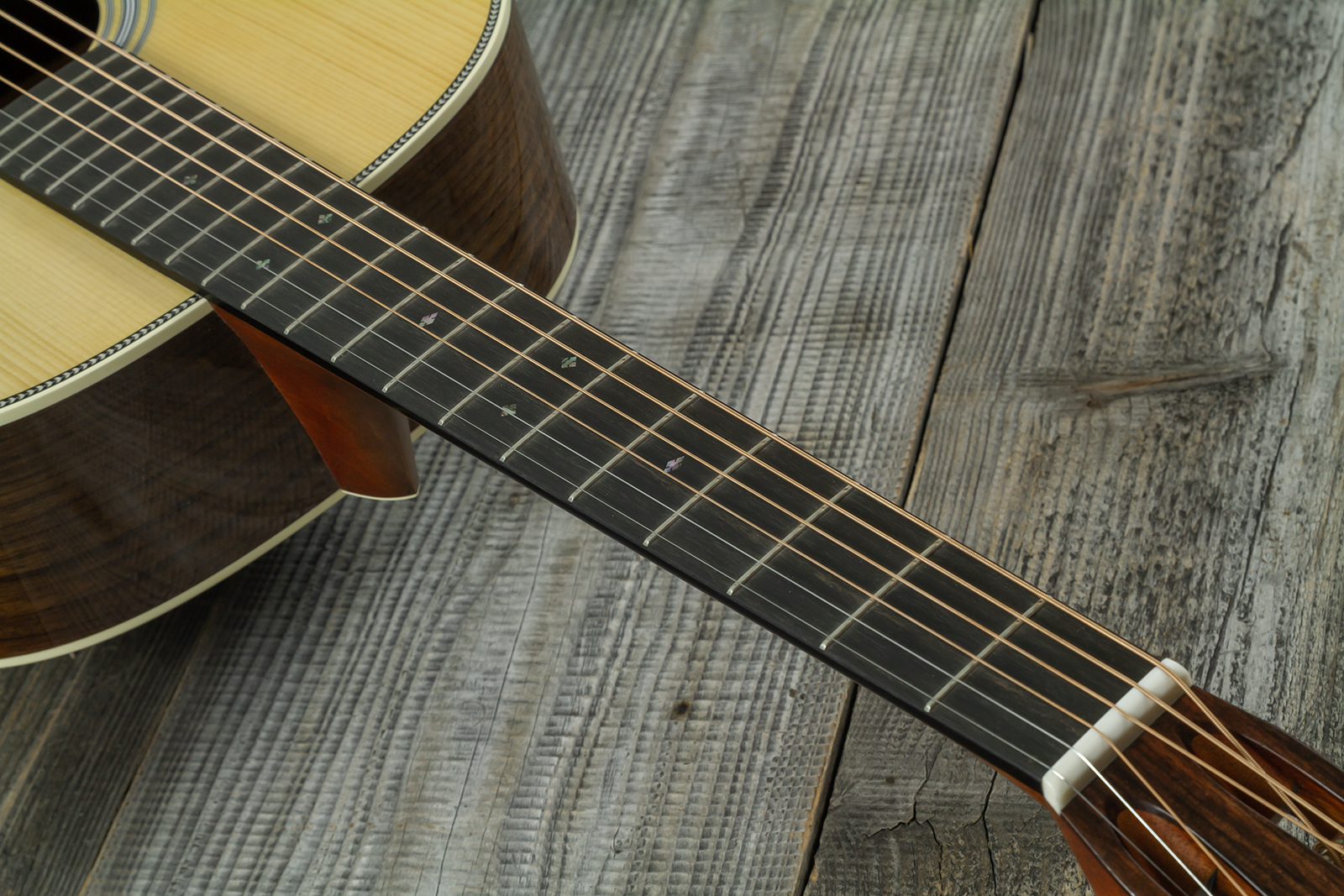 Martin Custom Shop Dreadnought 12-fret Epicea Adirondack / Palissandre Indien Eb #2964120 - Natural - Guitare Folk - Variation 5