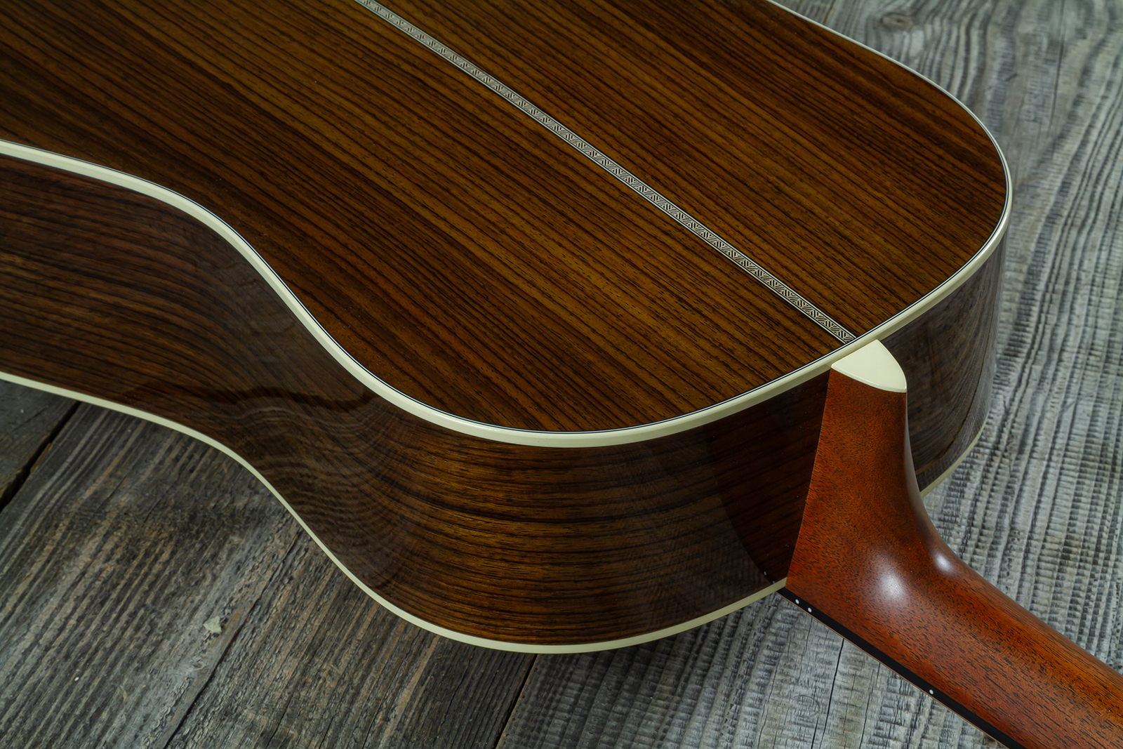 Martin Custom Shop Dreadnought 12-fret Epicea Adirondack / Palissandre Indien Eb #2964120 - Natural - Guitare Folk - Variation 7