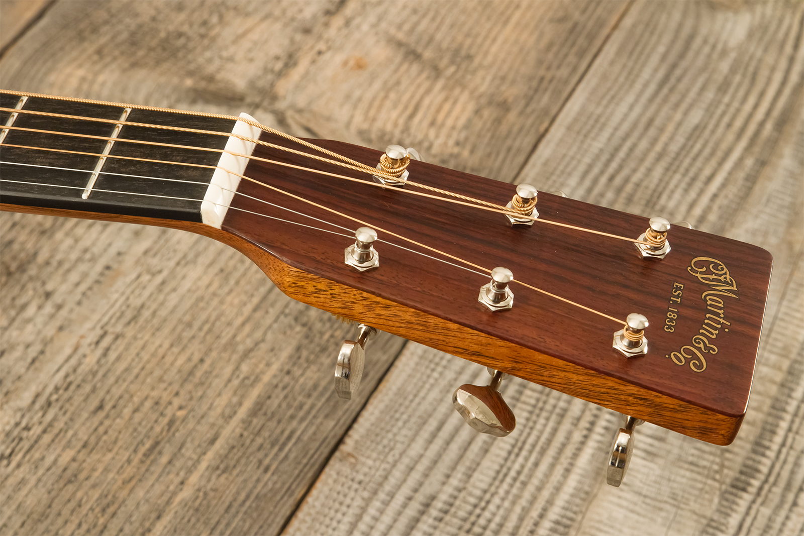 Martin Custom Shop Dreadnought Epicea Sitka / Acajou #2964131 - Natural Aging Toner - Guitare Folk - Variation 6