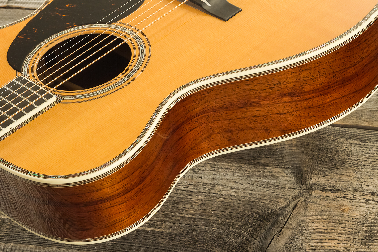 Martin Custom Shop Joe Bonamassa 00045 Ltd Signature 000 Shsc Epicea Palissandre Eb #2917432 - Natural Vintage - Guitare Folk - Variation 3
