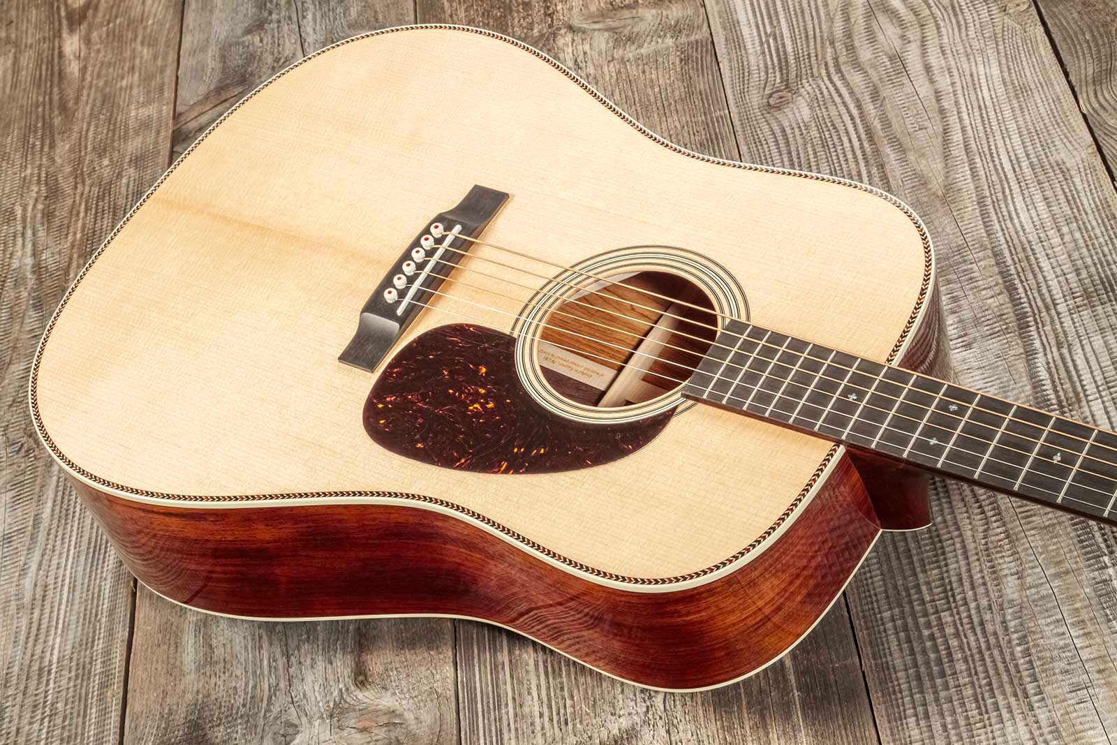 Martin Custom Shop Super D Dreadnought Epicea Sitka Vts Palissandre Guatemala Eb #2717627 - Natural - Guitare Folk - Variation 2