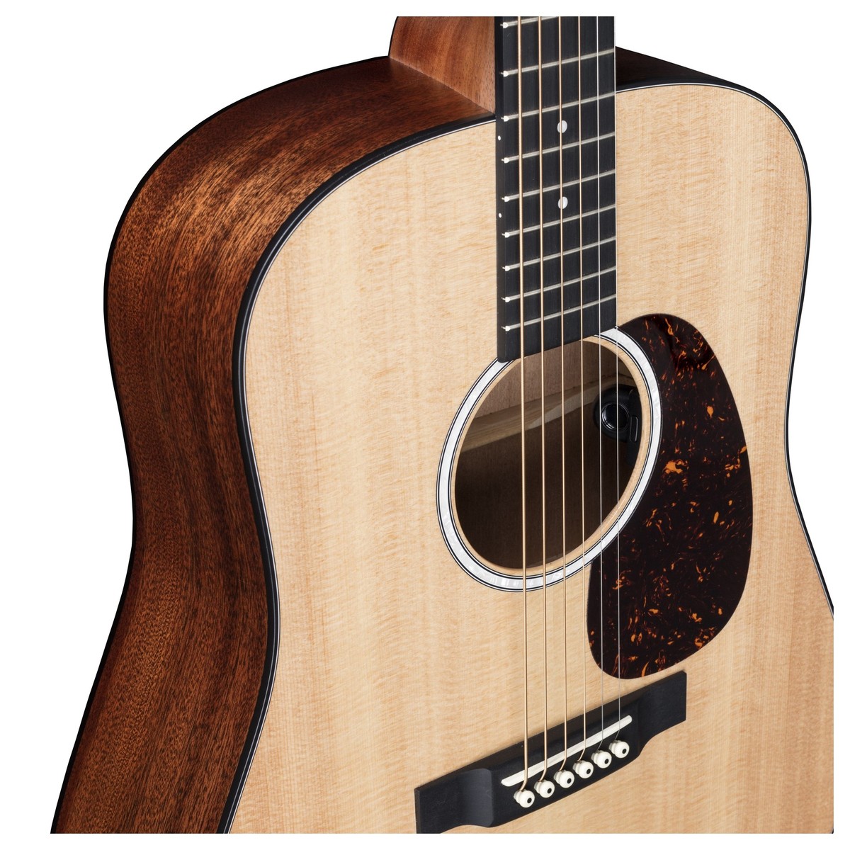 Martin D-10el Sitka Top Lh Gaucher Road Dreadnought Epicea Sapele +housse - Natural - Guitare Electro Acoustique - Variation 2