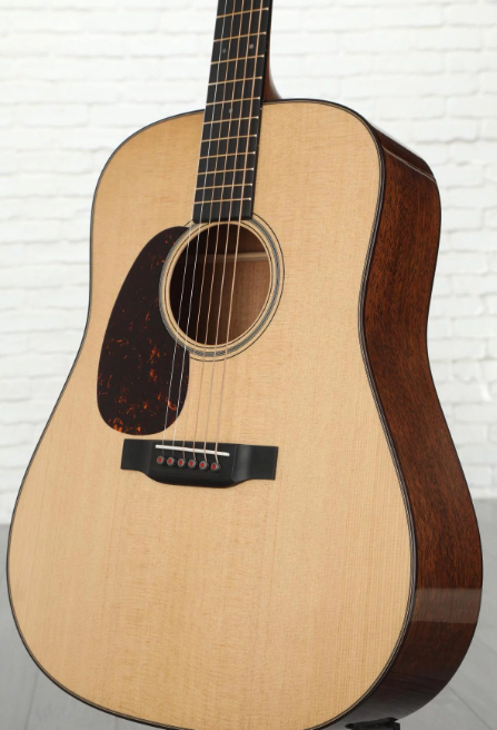 Martin D-18 Lh Modern Deluxe Dreadnought Gaucher Epicea Acajou Eb - Natural - Guitare Acoustique - Variation 2