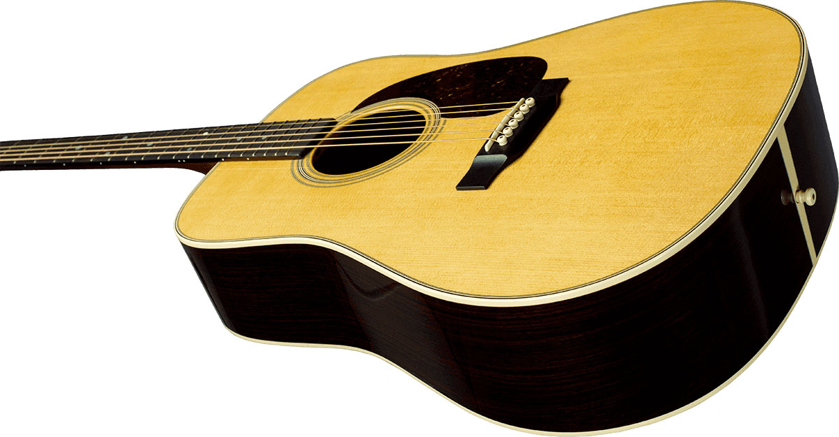 Martin D28 Lh Standard Golden Era Dreadnought Gaucher Epicea Palissandre Eb - Gloss Natural - Guitare Folk - Variation 2