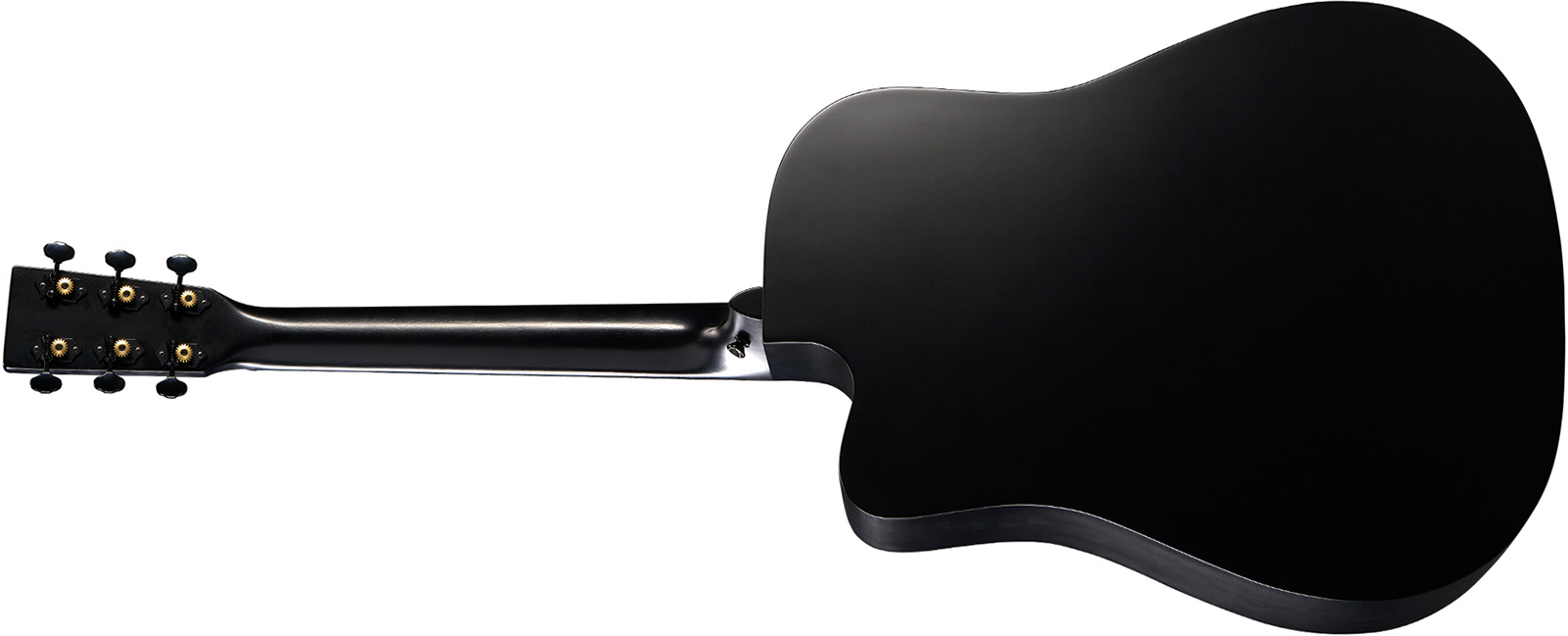 Martin Dc10e Modern Road Dreadnought Epicea Sapele Eb - Black - Guitare Folk - Variation 1