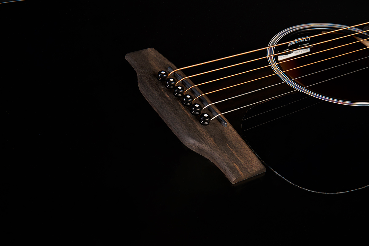 Martin Dc10e Modern Road Dreadnought Epicea Sapele Eb - Black - Guitare Folk - Variation 3