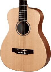 Guitare folk gaucher Martin LX1 Little Martin Gaucher +Bag - Natural satin