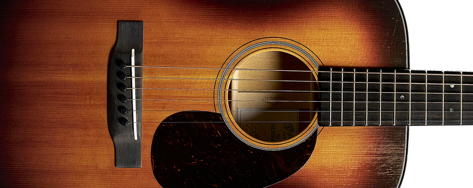 Martin Joe Bonamassa 0018 Signature Grand Concert Epicea Acajou Eb - 1937 Joe Bonamassa Sunburst - Guitare Folk - Variation 2