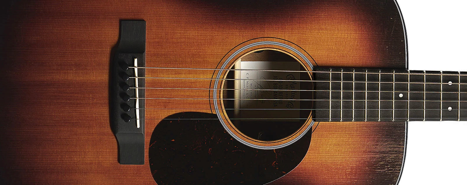 Martin Joe Bonamassa Road 0010e Retro  Signature Grand Concert Epicea Sapele Eb - 1937 Joe Bonamassa Sunburst - Guitare Folk - Variation 2