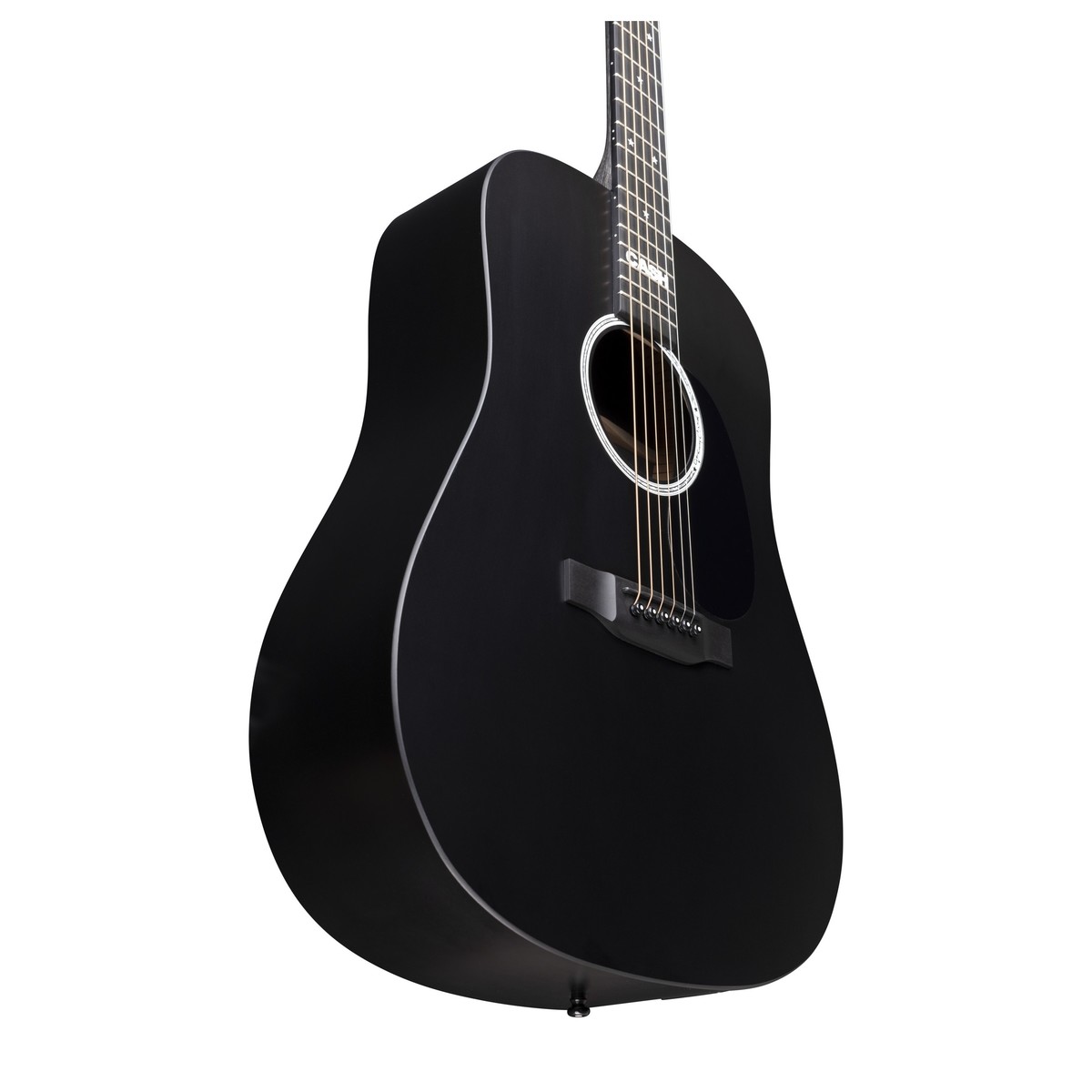 Martin Johnny Cash Dx Signature Dreadnought Hpl Ric - Black - Guitare Electro Acoustique - Variation 2