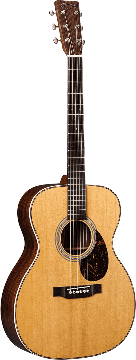 Martin Om-28 Standard Re-imagined Orchestra Model Epicea Palissandre Eb - Natural Gloss Aging Toner - Guitare Folk - Variation 2
