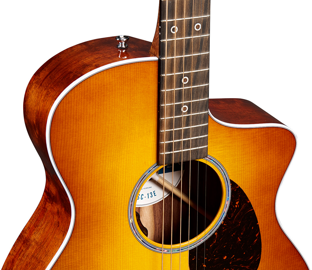 Martin Sc13e Modern Road S-om Cw Epicea Koa Eb - Mezcal Burst - Guitare Folk - Variation 2