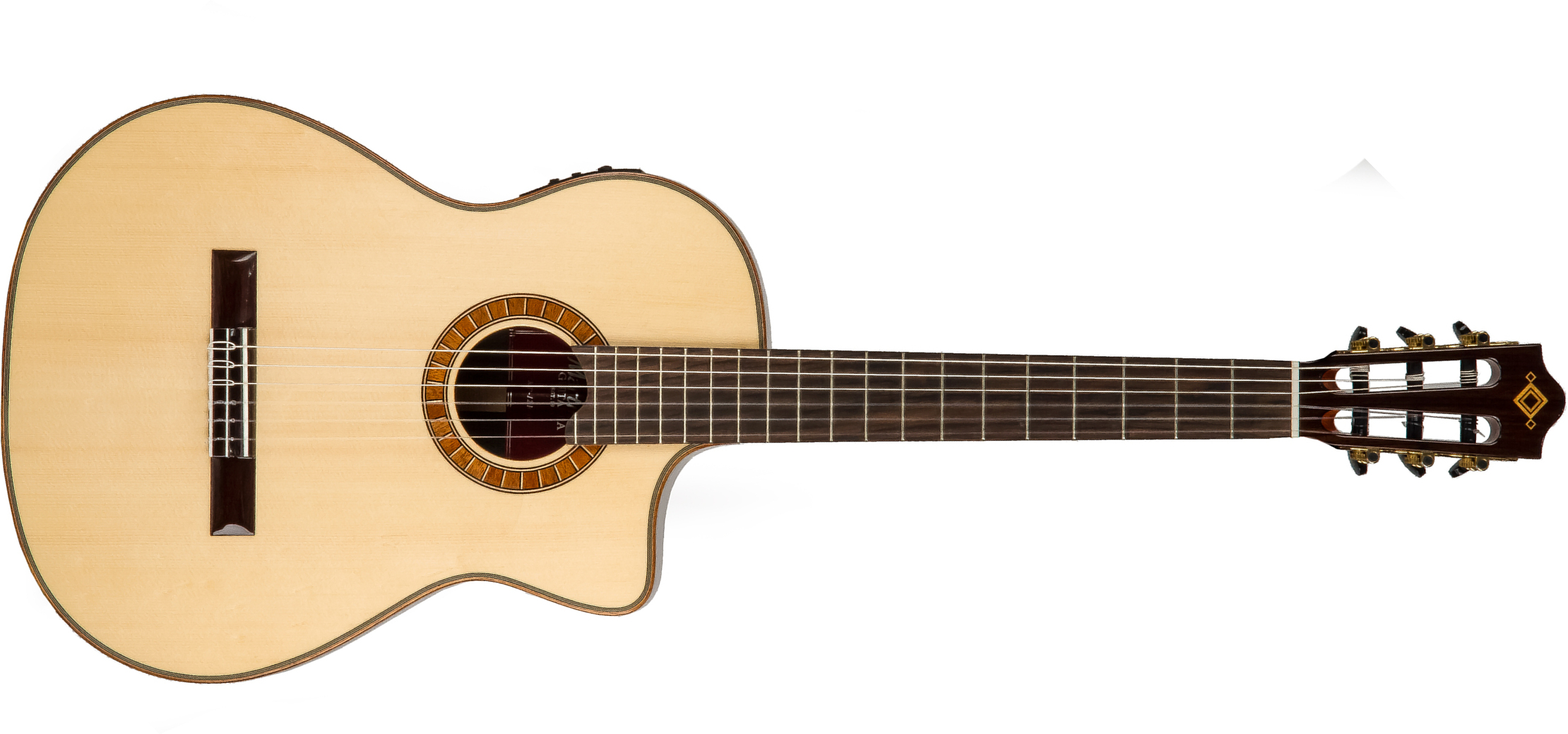 Martinez Mp12-rs Crossover Cw Epicea Palissandre Rw +housse - Natural - Guitare Classique Format 4/4 - Main picture