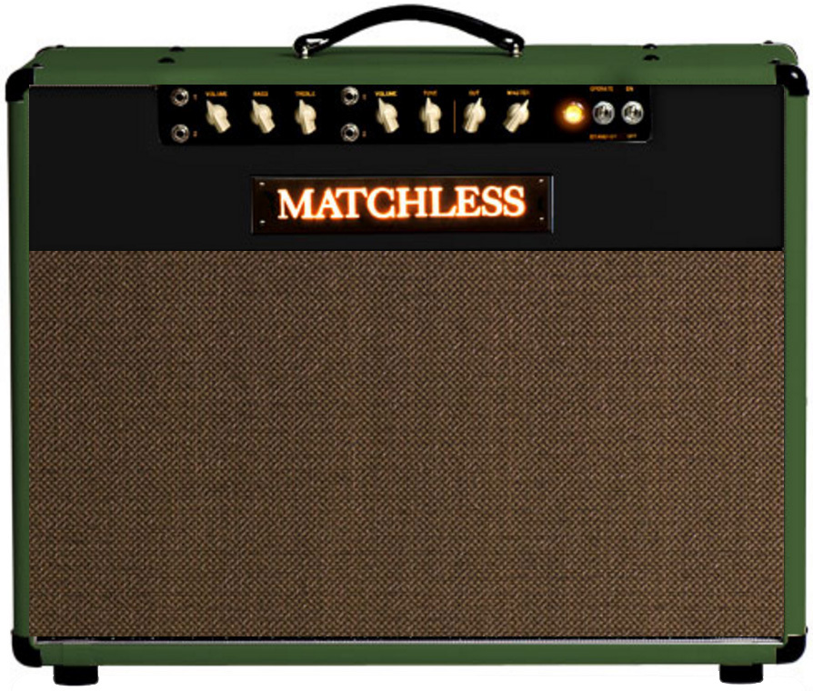 Matchless Sc Mini 1x12 6w Green/black/gold - Ampli Guitare Électrique Combo - Main picture