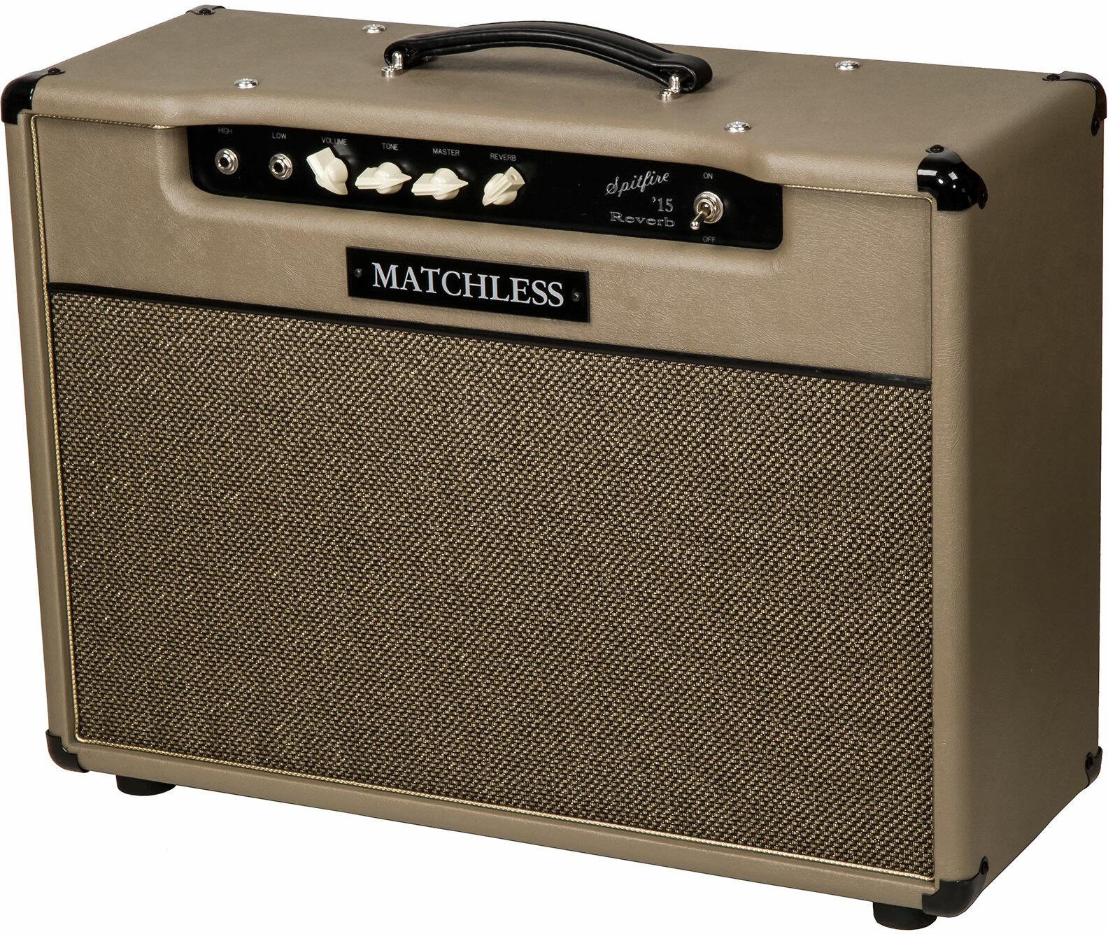 Matchless Spitfire 15 112 Reverb 15w 1x12 Capuccino/gold - Ampli Guitare Électrique Combo - Main picture