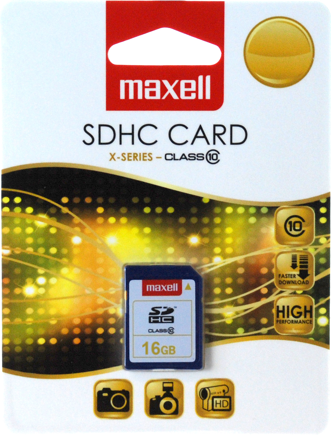 Maxell Sdhc 16gb Class 10 - Ordinateur - Main picture