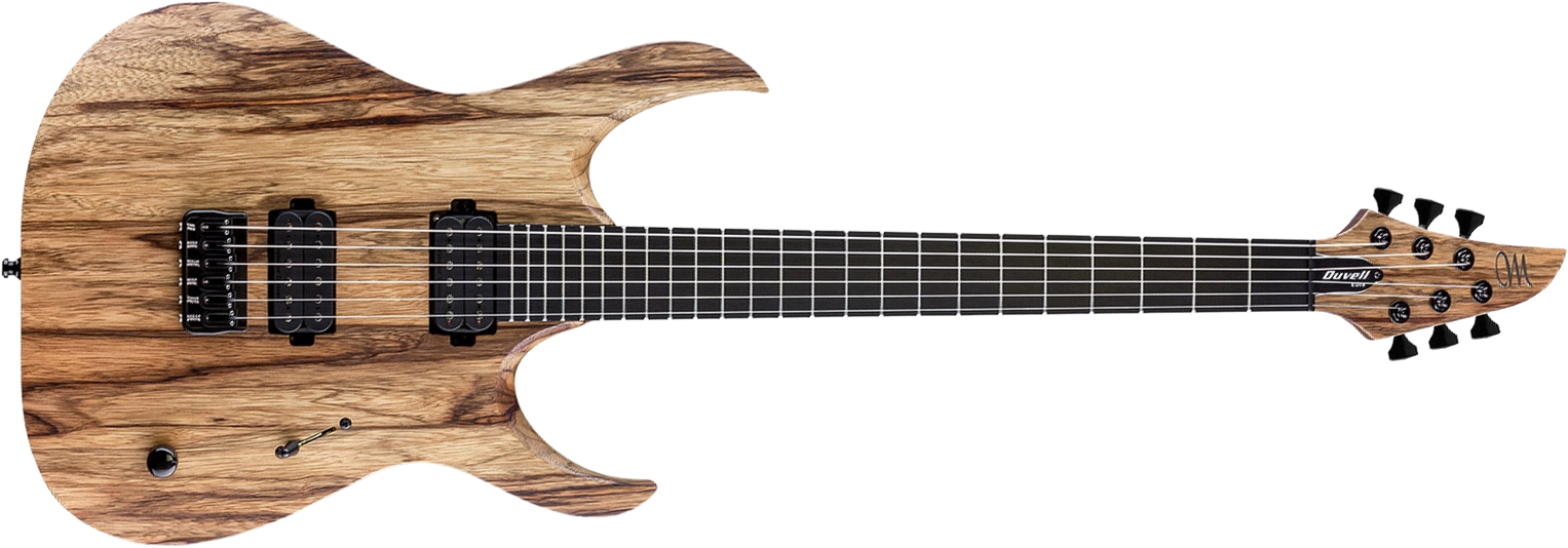 Mayones Guitars Duvell Bl 6 2h Seymour Duncan Ht Eb - Natural Korina - Guitare Électrique MÉtal - Main picture