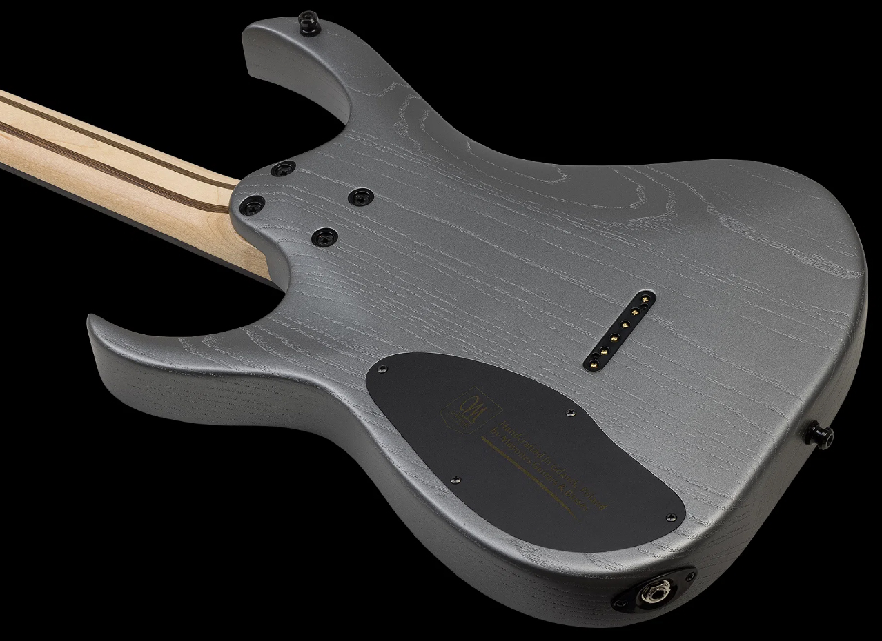 Mayones Guitars Duvell Dt6 2h Ht Bl - Gunmetal Grey Metallic Matt - Guitare Électrique Forme Str - Variation 3