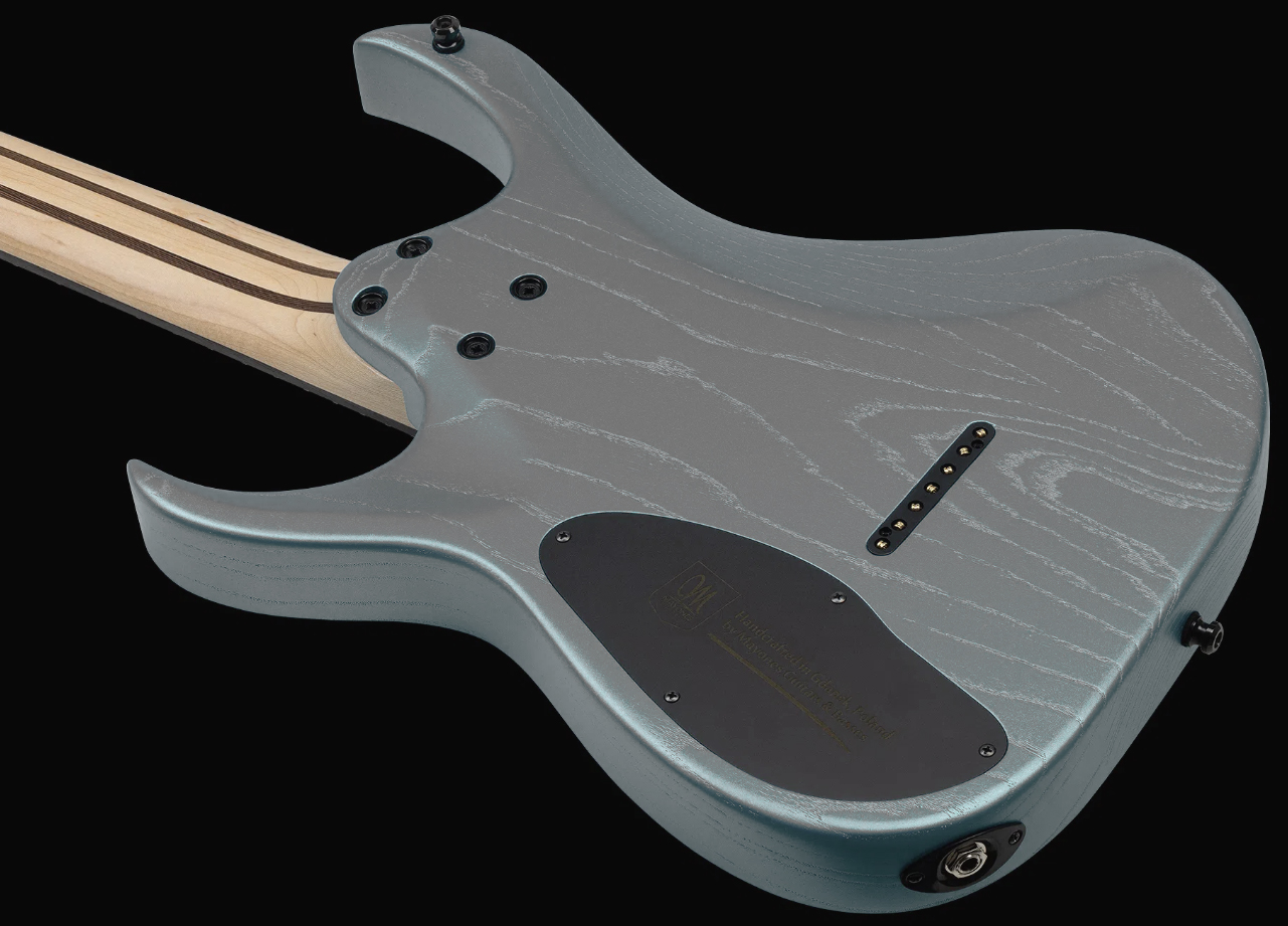 Mayones Guitars Duvell Dt7 7c Baryton 2h Ht Bl - Gunmetal Grey Metallic Matt - Guitare Électrique Baryton - Variation 2