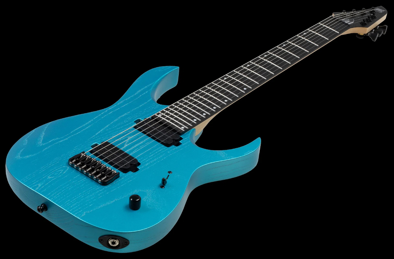 Mayones Guitars Duvell Dt7 7c Baryton 2h Ht Bl - Opal Blue Metallic Matt - Guitare Électrique Baryton - Variation 2