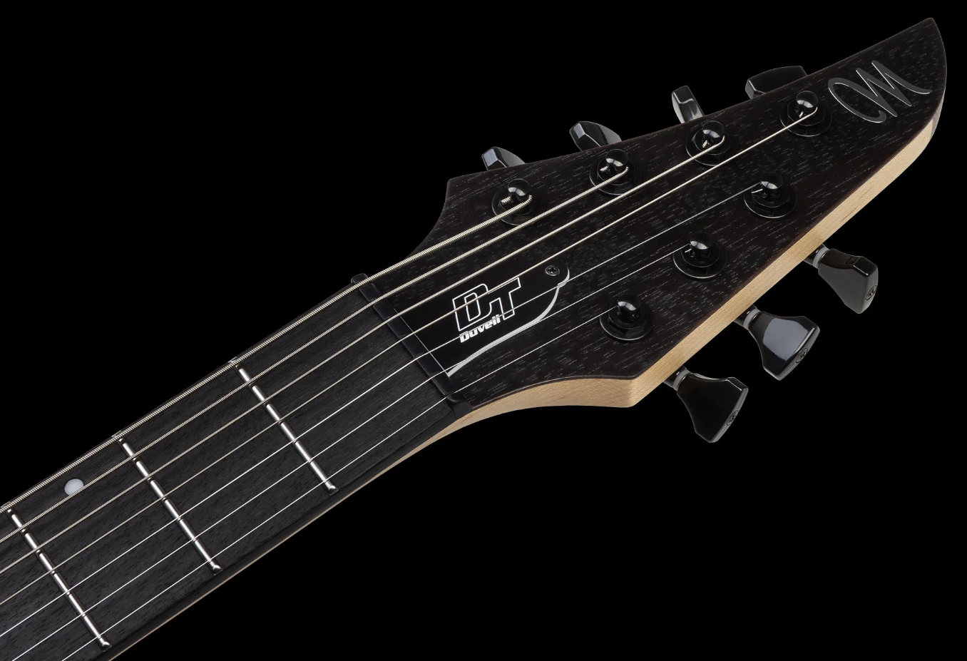Mayones Guitars Duvell Dt7 7c Baryton 2h Ht Bl - Gunmetal Grey Metallic Matt - Guitare Électrique Baryton - Variation 3