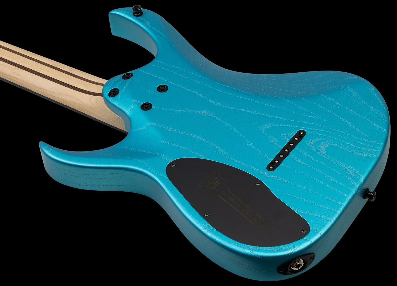 Mayones Guitars Duvell Dt7 7c Baryton 2h Ht Bl - Opal Blue Metallic Matt - Guitare Électrique Baryton - Variation 3