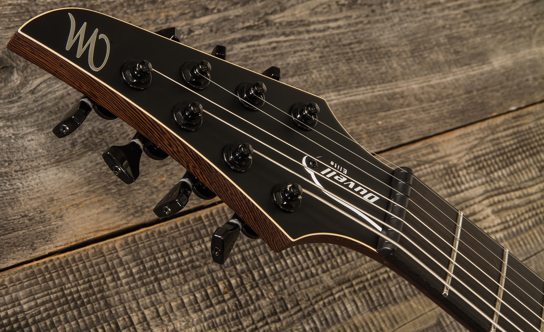 Mayones Guitars Duvell Elite Gothic 7 40th Anniversary 2h Tko Eb #df2205923 - Antique Black Satin - Guitare Électrique 7 Cordes - Variation 5