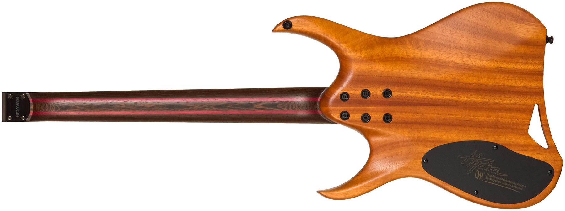 Mayones Guitars Hydra Elite 6 2h Seymour Duncan Ht Eb #hf2008335 - Dirty Red Satin - Guitare Électrique MÉtal - Variation 1