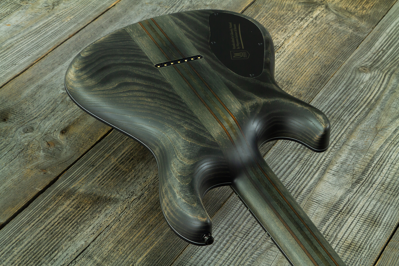 Mayones Guitars Regius Gothic 7c 2h Velvetrone Ht Eb #rf2510207 - Matt Gothic Black - Guitare Électrique 7 Cordes - Variation 8