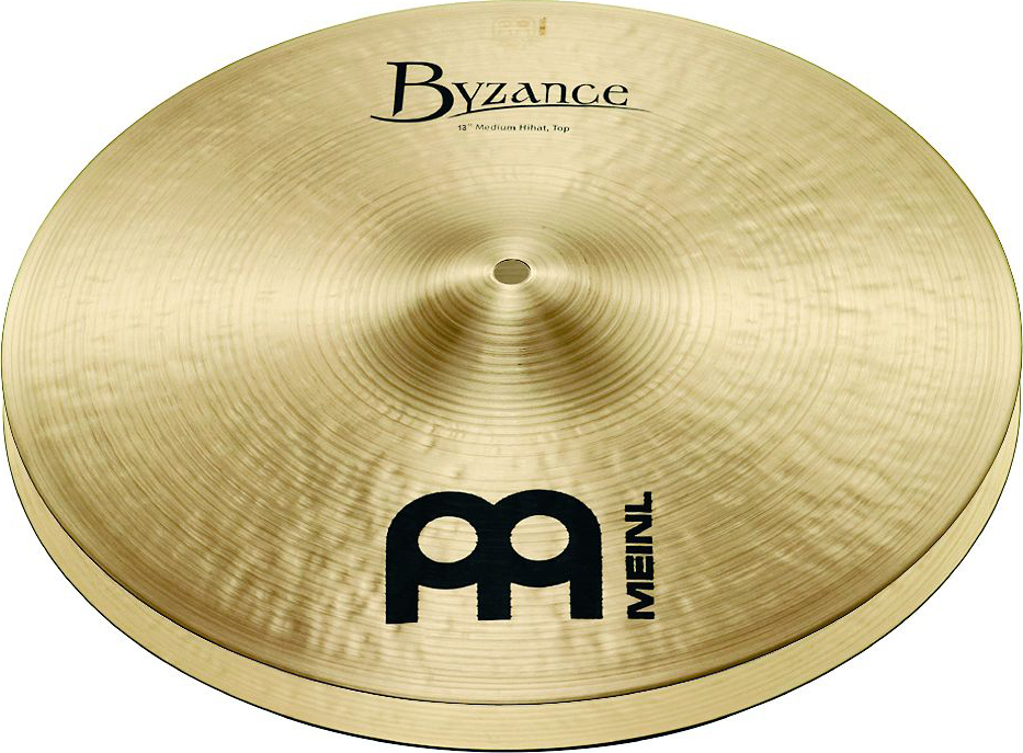 Meinl Byzance Hi Hat 13 Medium - 13 Pouces - Cymbale Hi Hat Charleston - Main picture