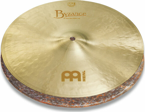 Meinl Byzance Jazz Hi Hat 14 Thin - 14 Pouces - Cymbale Hi Hat Charleston - Main picture