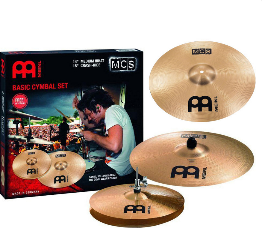 Meinl Mcs  14 18 Plus Crash 14 - Pack Cymbales - Main picture