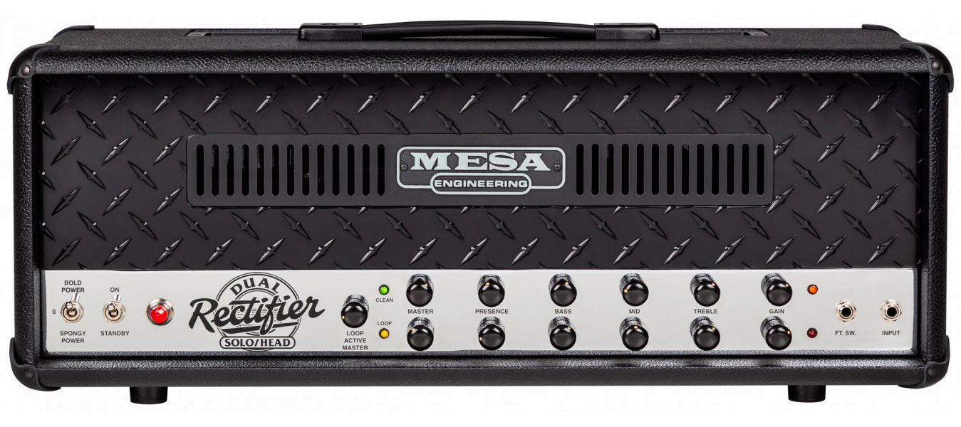 Mesa Boogie 90s Dual Rectifier Head 100w 6l6 Blackout - Ampli Guitare Électrique TÊte / PÉdale - Variation 1