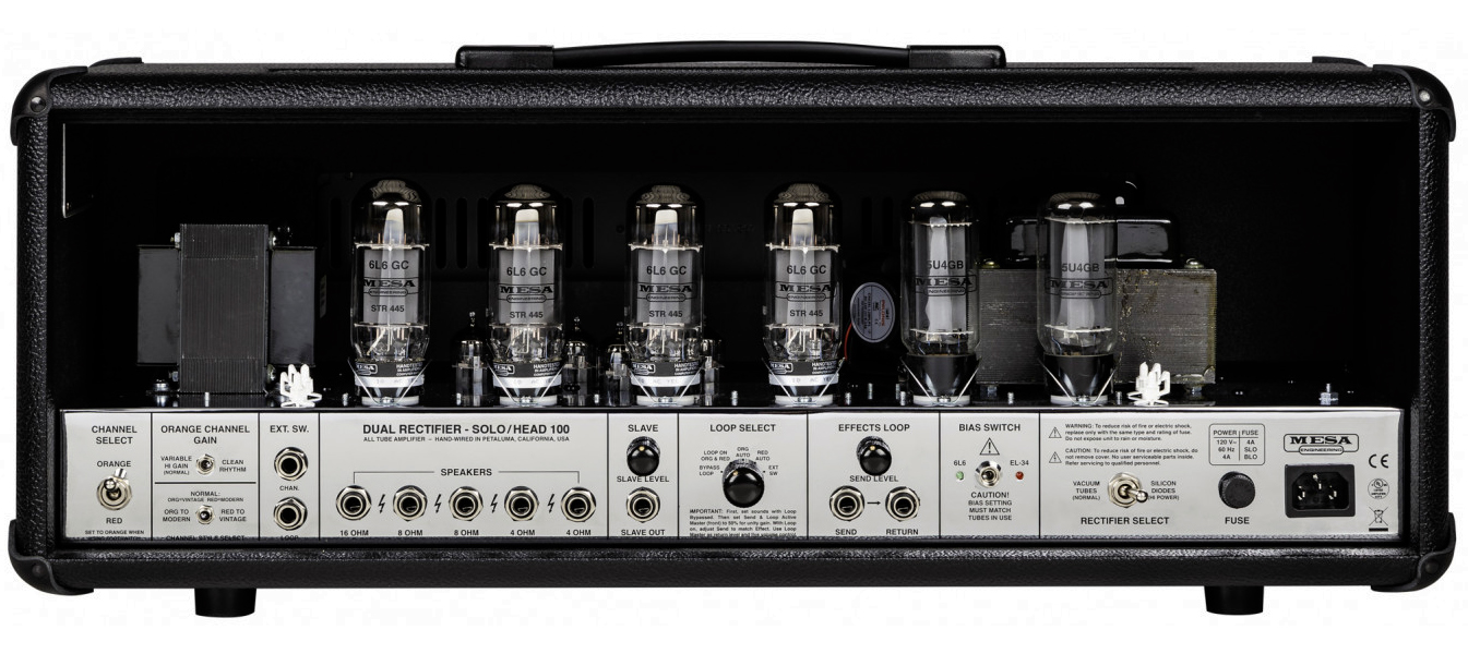 Mesa Boogie 90s Dual Rectifier Head 100w 6l6 Blackout - Ampli Guitare Électrique TÊte / PÉdale - Variation 3