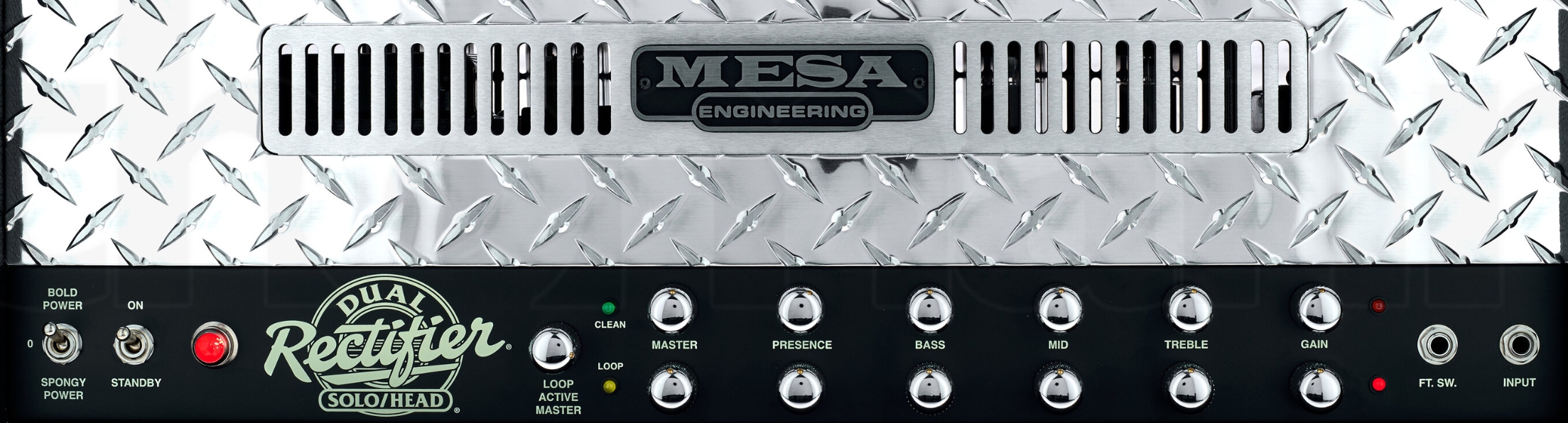 Mesa Boogie 90s Dual Rectifier Standard Head 100w 6l6 Black Bronco - Ampli Guitare Électrique TÊte / PÉdale - Variation 2