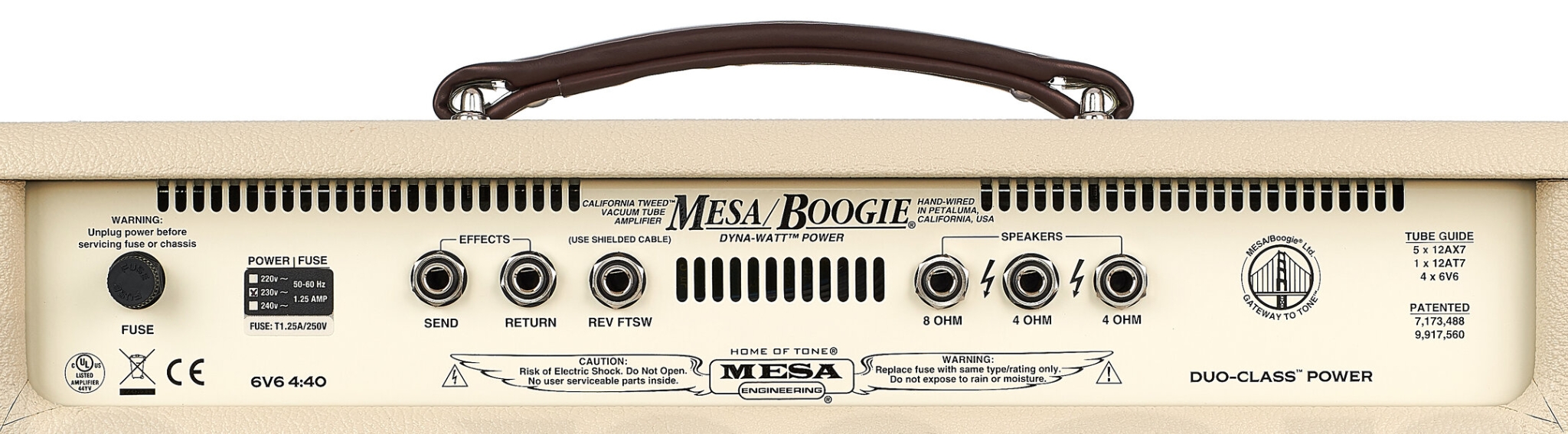 Mesa Boogie California Tweed 6v6 4:40 Head 2/10/20/30/40w - Ampli Guitare Électrique TÊte / PÉdale - Variation 5