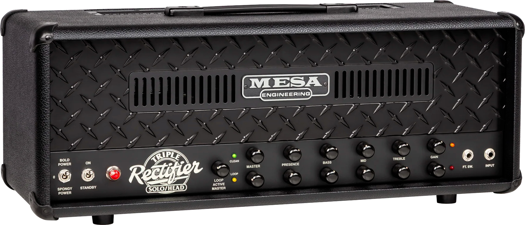 Mesa Boogie 90s Triple Rectifier Head 150w 6l6 Blackout - Ampli Guitare Électrique TÊte / PÉdale - Main picture