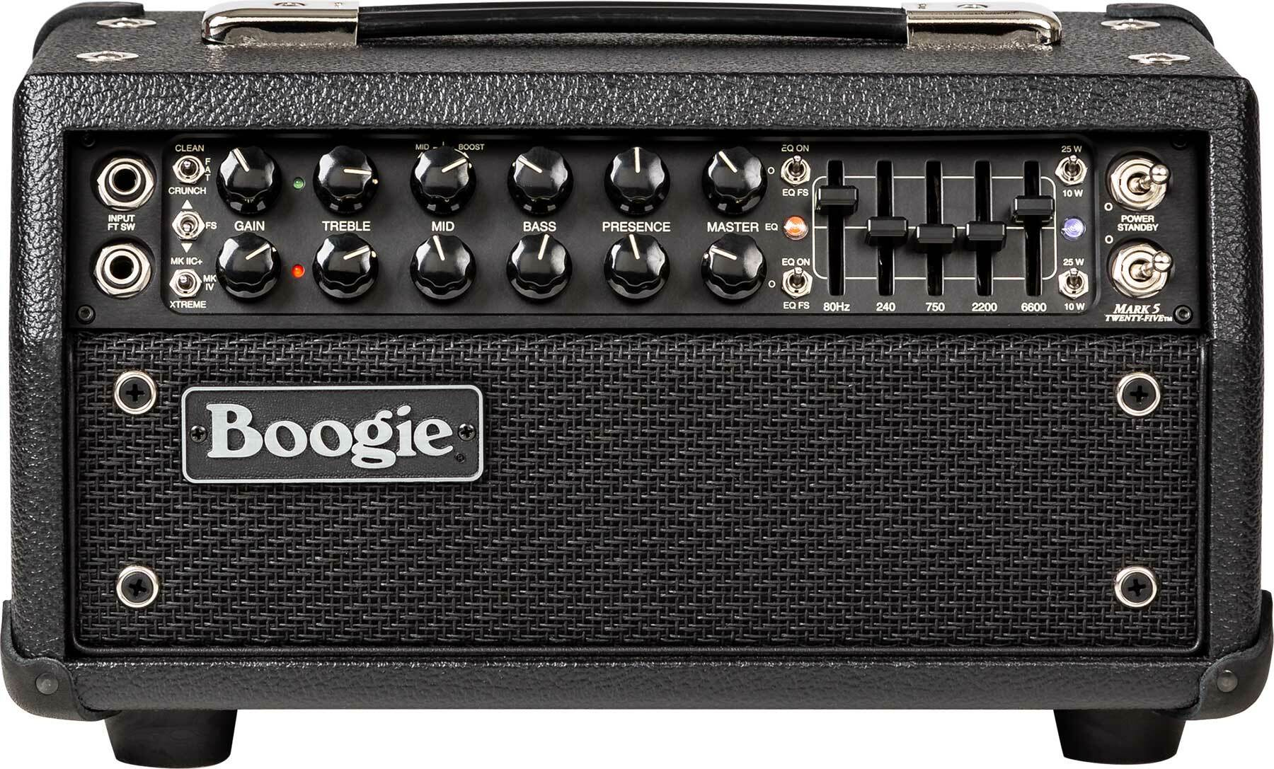 Mesa Boogie Mark Five 25 Head 10/25w El84 Black Bronco - Ampli Guitare Électrique TÊte / PÉdale - Main picture