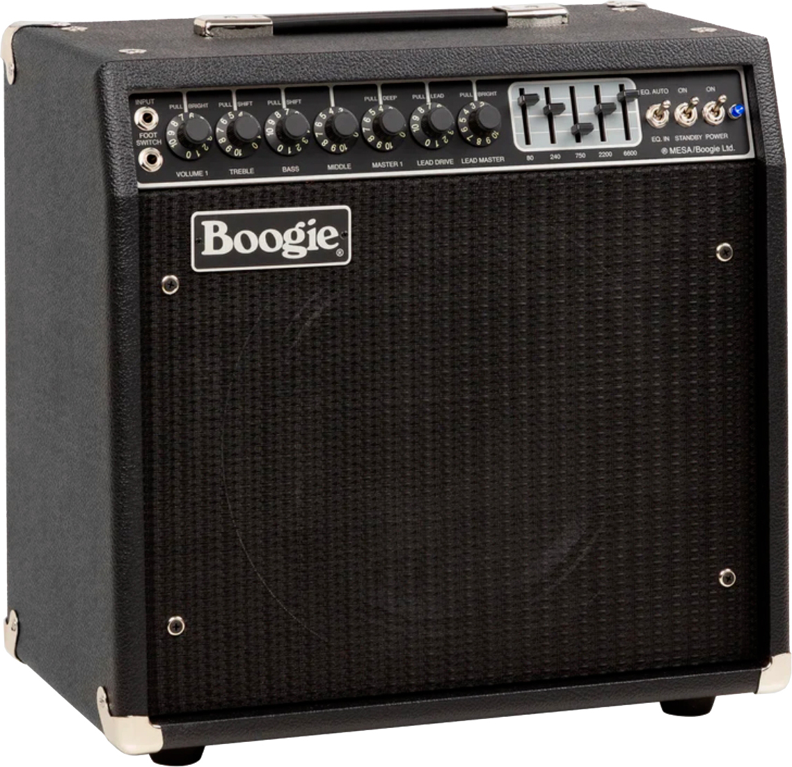 Mesa Boogie Mark Iic+ 1x12 Combo 25/75w 6l6 Black Bronco - Ampli Guitare Électrique Combo - Main picture