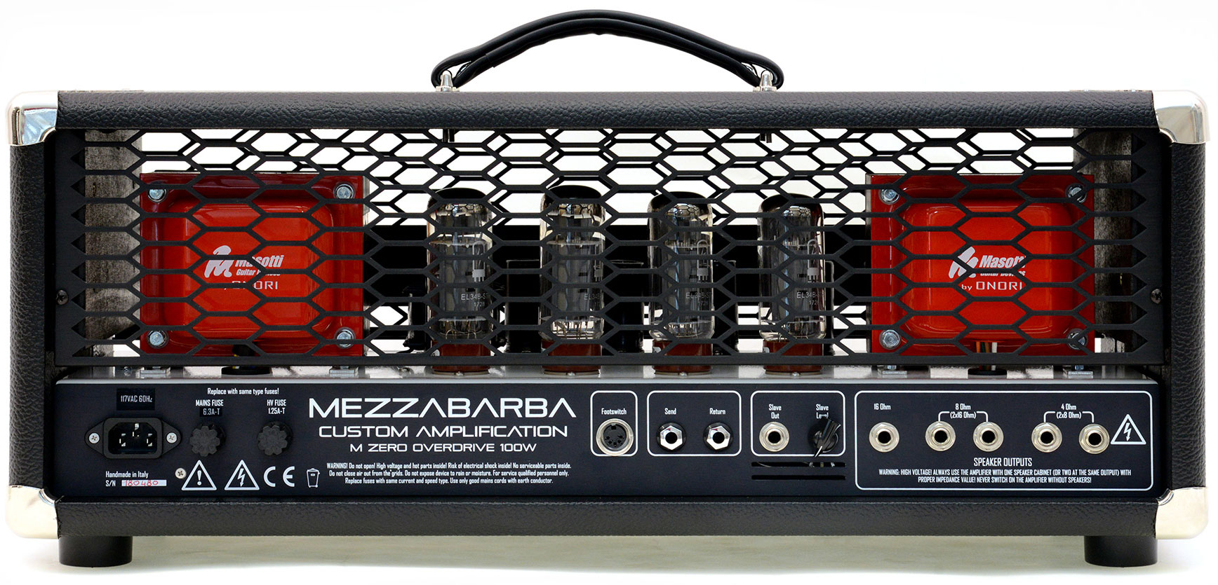 Mezzabarba M Zero Overdrive Head 100w - Ampli Guitare Électrique TÊte / PÉdale - Variation 1
