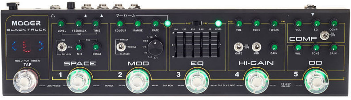 Mooer Black Truck Hi-gain Guitar Multi Effects - Multi Effet Guitare Électrique - Variation 1