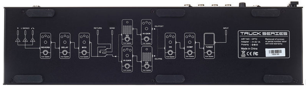 Mooer Black Truck Hi-gain Guitar Multi Effects - Multi Effet Guitare Électrique - Variation 4