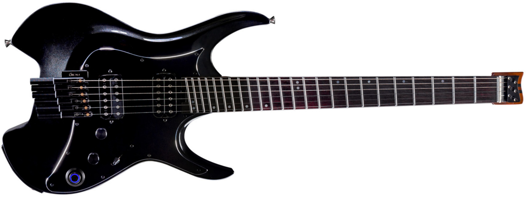 Mooer Gtrs W800 Pro Intelligent Guitar Hh Ht Rw - Pearl Black - Guitare Électrique ModÉlisation & Midi - Main picture