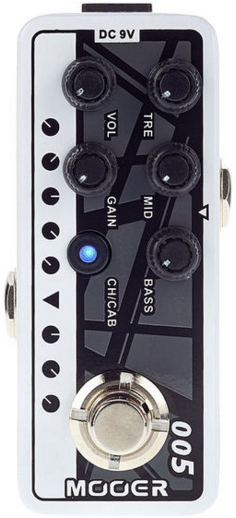 Mooer Micro Preamp 005 Fifty-fifty 3 Evh 5150 - Preampli Électrique - Main picture