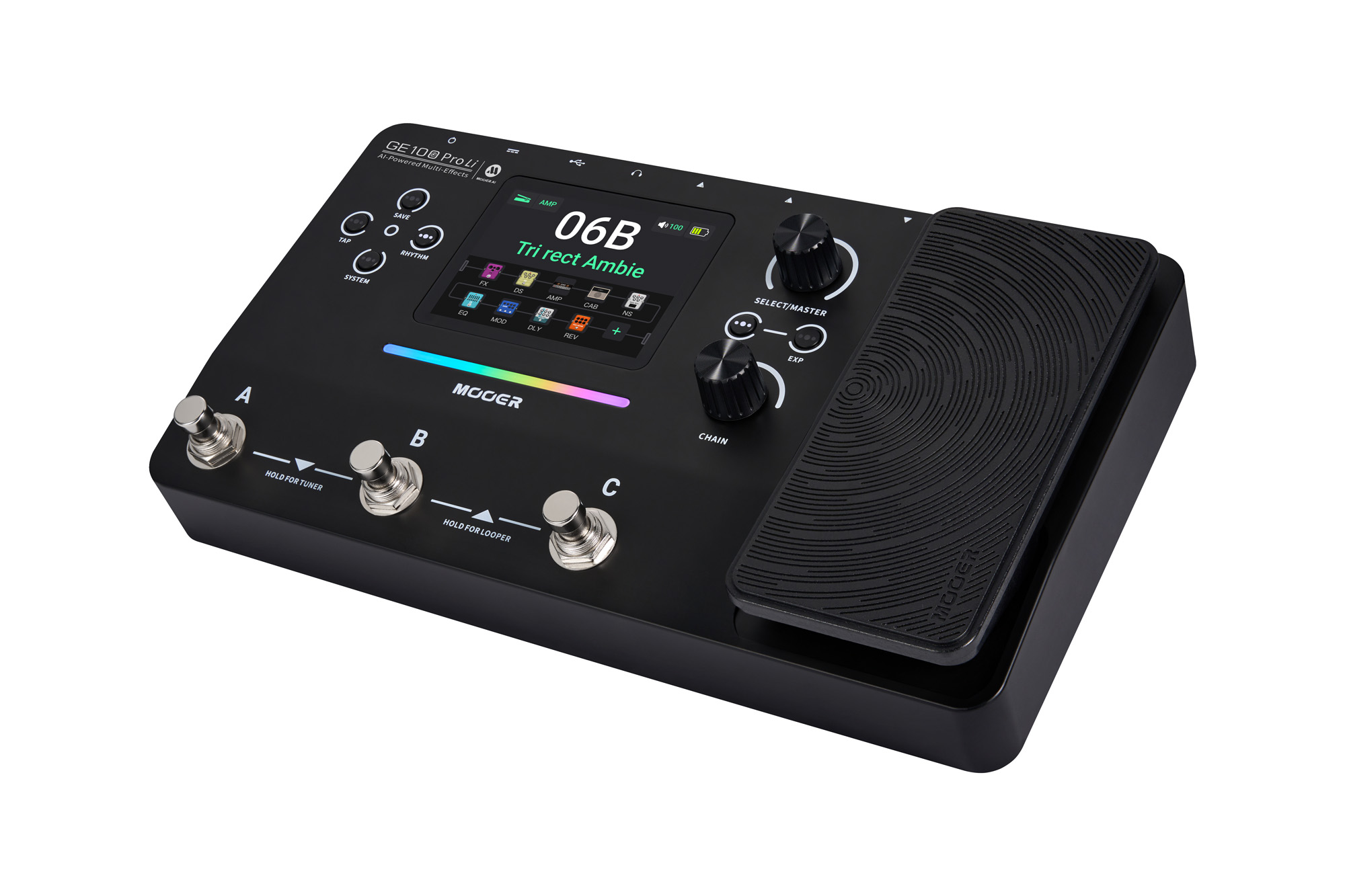 Mooer Ge100 Pro Li - Multi Effet Guitare Électrique - Variation 2